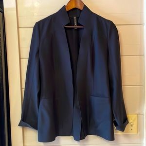 Athleta Cosmic Blazer Long Sleeve Jacket in Black Size 6.